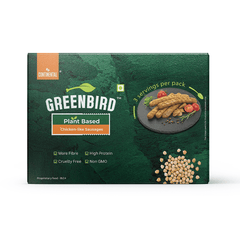Chicken-like Sausages | Plant Based Meat | 250gm | 7 pieces/pack continental greenbird 