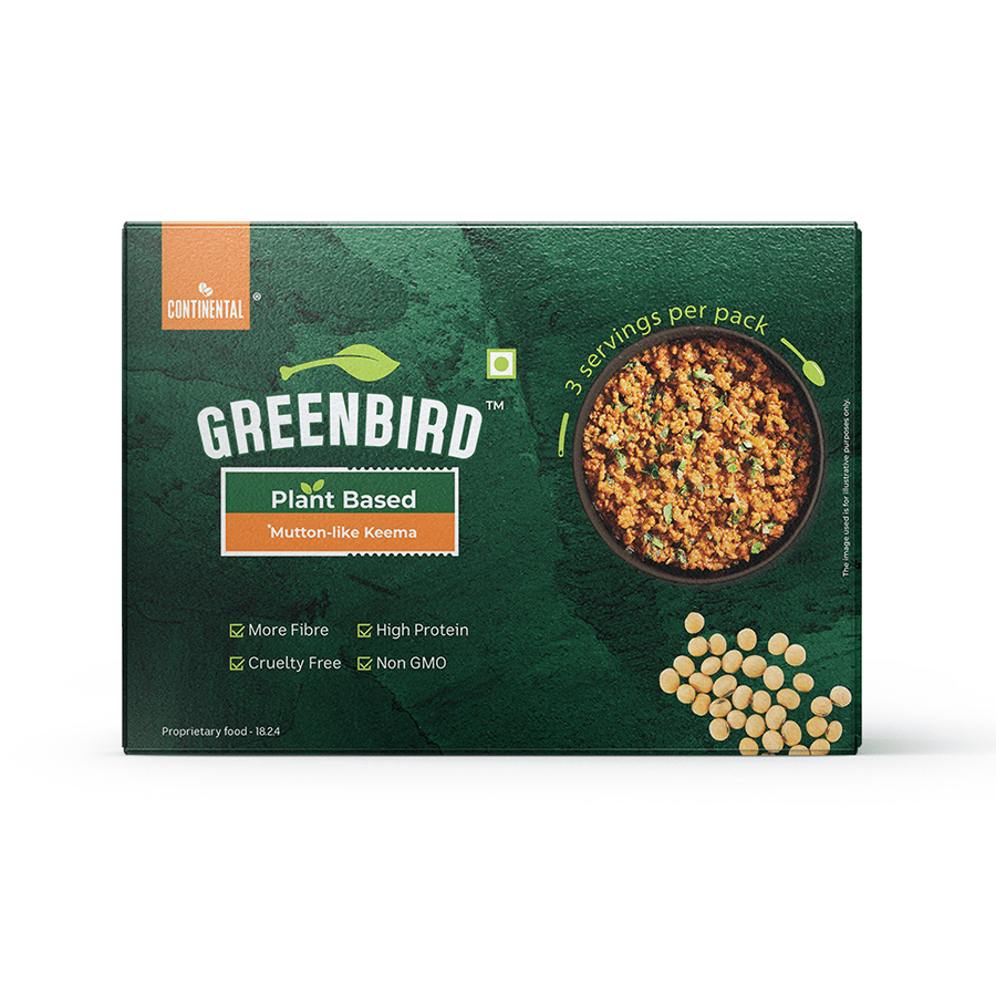 Mutton-like Keema | Plant Based Meat | 250gm continental greenbird 